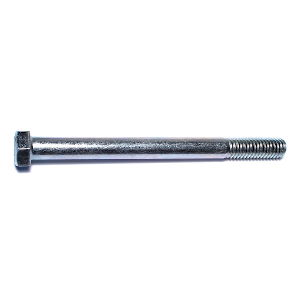 Midwest Fastener Grade 2, 3/8"-16 Hex Head Cap Screw, Zinc Plated Steel, 4-1/2 in L, 50 PK 00065 - main